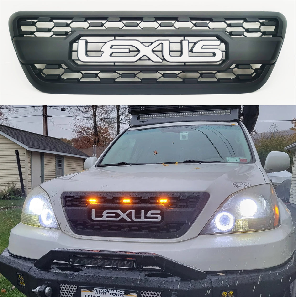 LEXUS GX470 TRD STYLE GRILLE , FIT FOR LEXUS GX470 2003-2009