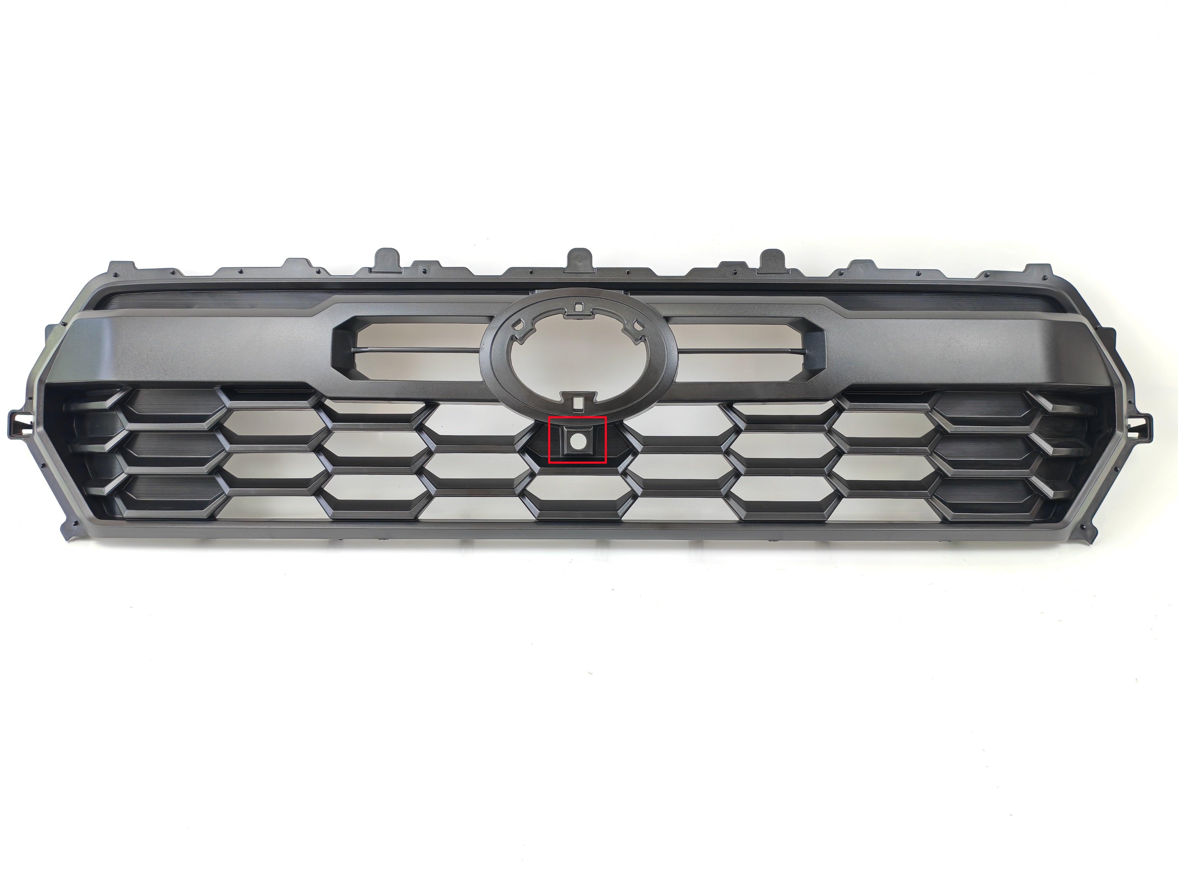 2024-2025 TACOMA Grille, Replacement Grille for TACOMA OEM 53111-AK030 Matte Black (With Camera Hole)