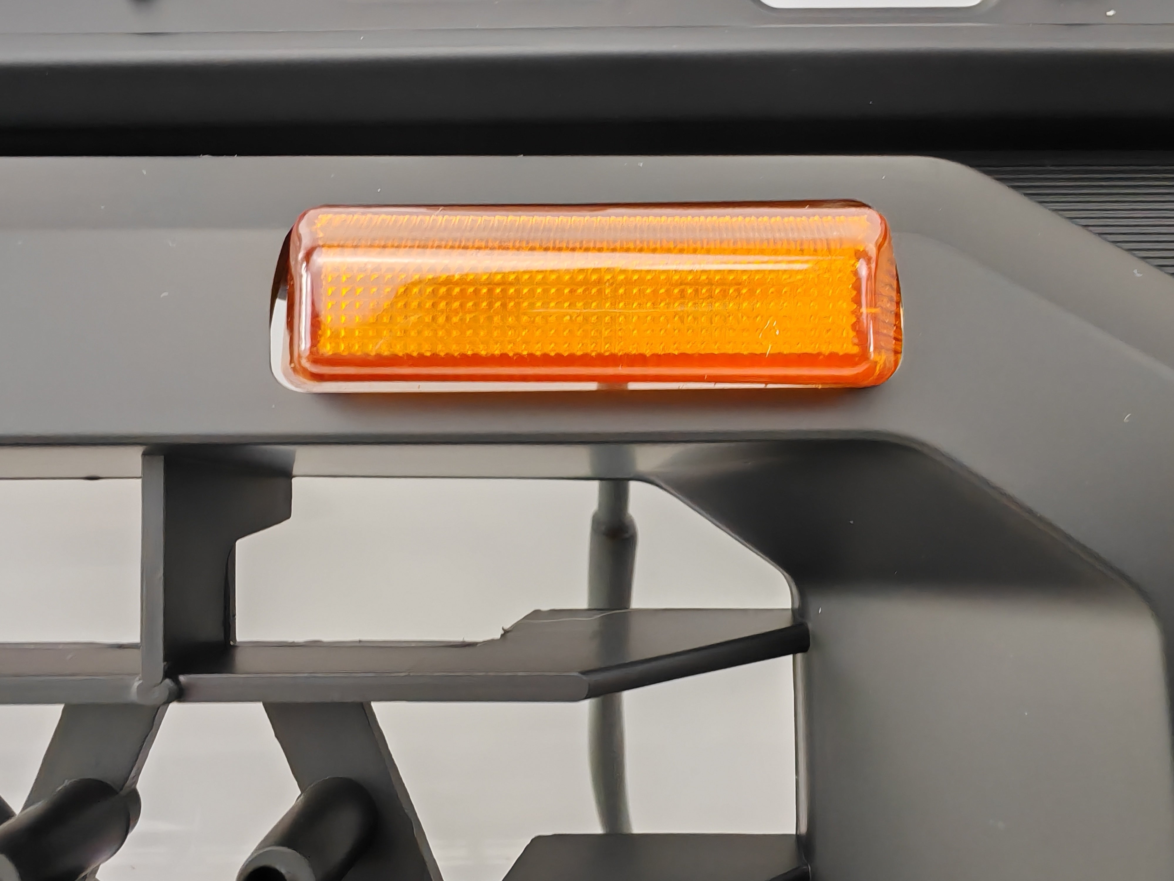 2024-2025 TACOMA TRD PRO Style Grille, Matte Black with Amber LED kits / Light Bar, available For TRD Sport/Pro/Off-Road/Pre Runner/SR/SR5/Trailhunter( Compatible with front-facing cameras)