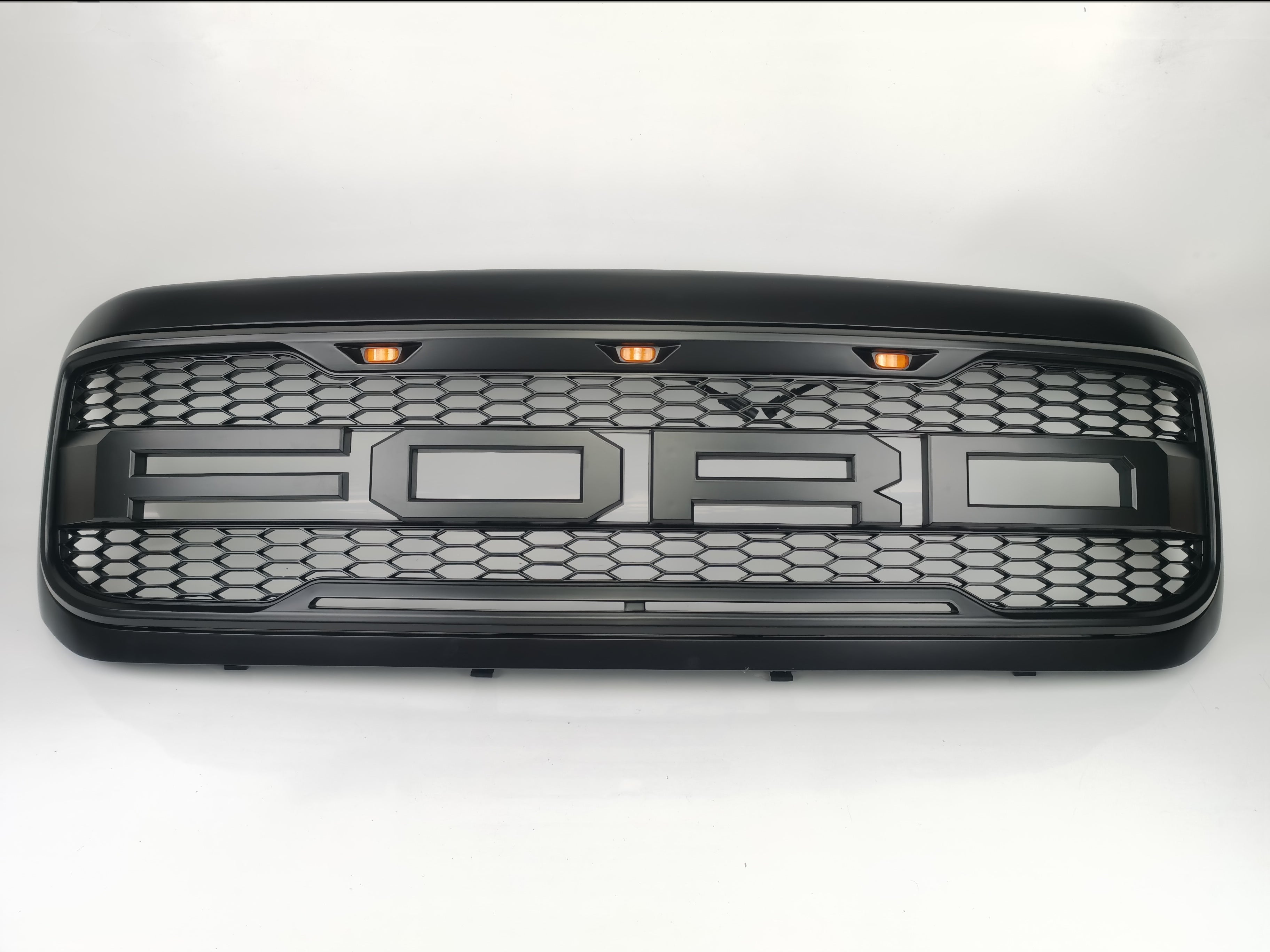 1999-2004 F250 Raptor Grille Matte Black with LEDS Fit for F250 F350 F450 Super Duty (US Stock)