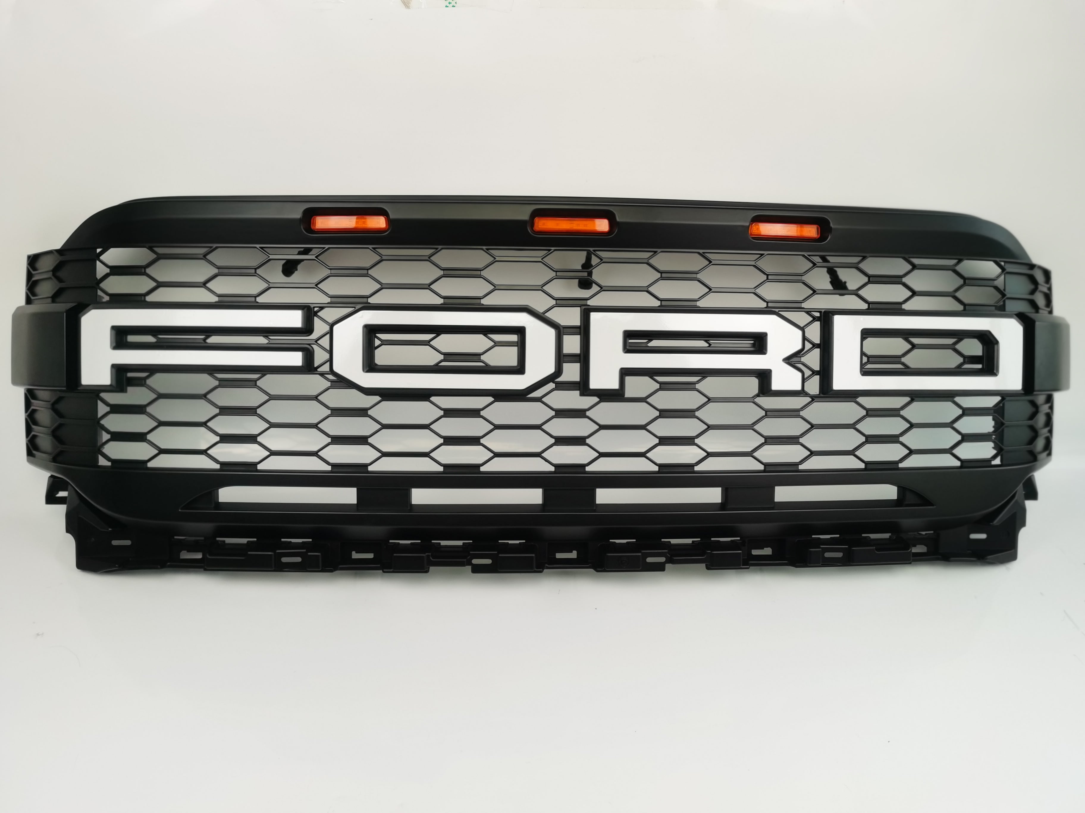 Replacement Grille Compatible With F150 2021 2022 , Raptor Style Grille with Letters & LEDS Matte Black ,fit F150 2021 2022 F150 XL, XLT, Lariat, King Ranch, Platinum and Limited.