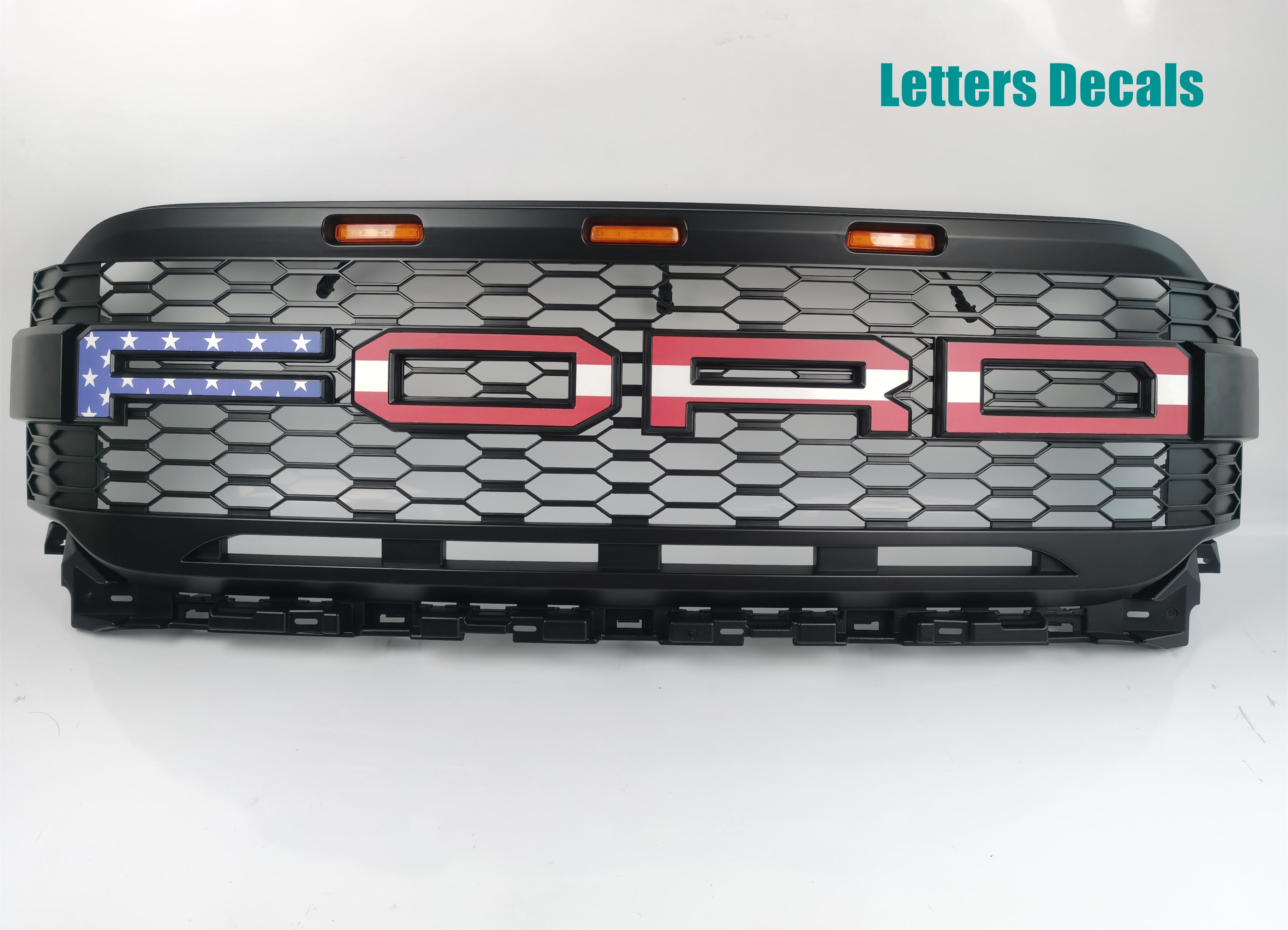 Replacement Grille Compatible With F150 2021 2022 , Raptor Style Grille with Letters & LEDS Matte Black ,fit F150 2021 2022 F150 XL, XLT, Lariat, King Ranch, Platinum and Limited.