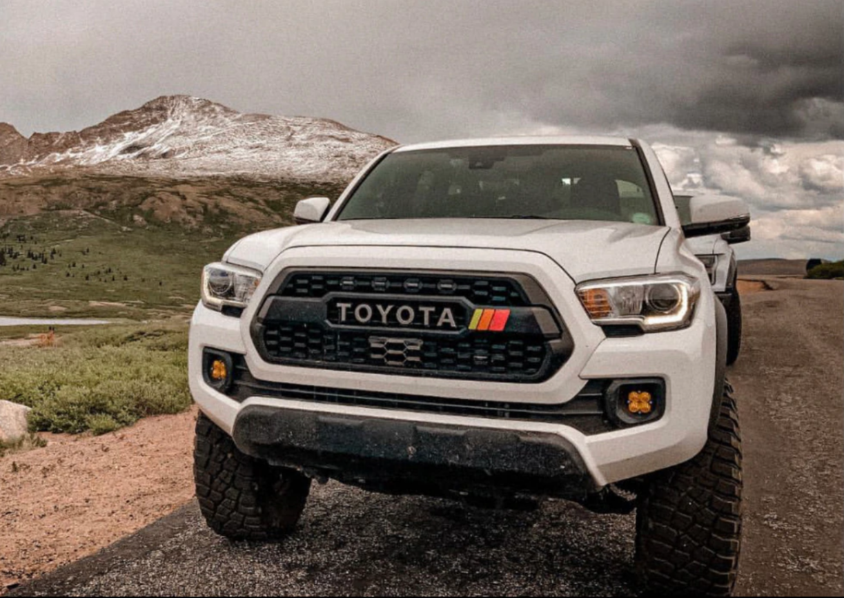thumbnail image 2 of Front Grill Garnish Sensor Cover For 2016-2021 Toyota Tacoma TRD PRO – Right Side 2 of 5