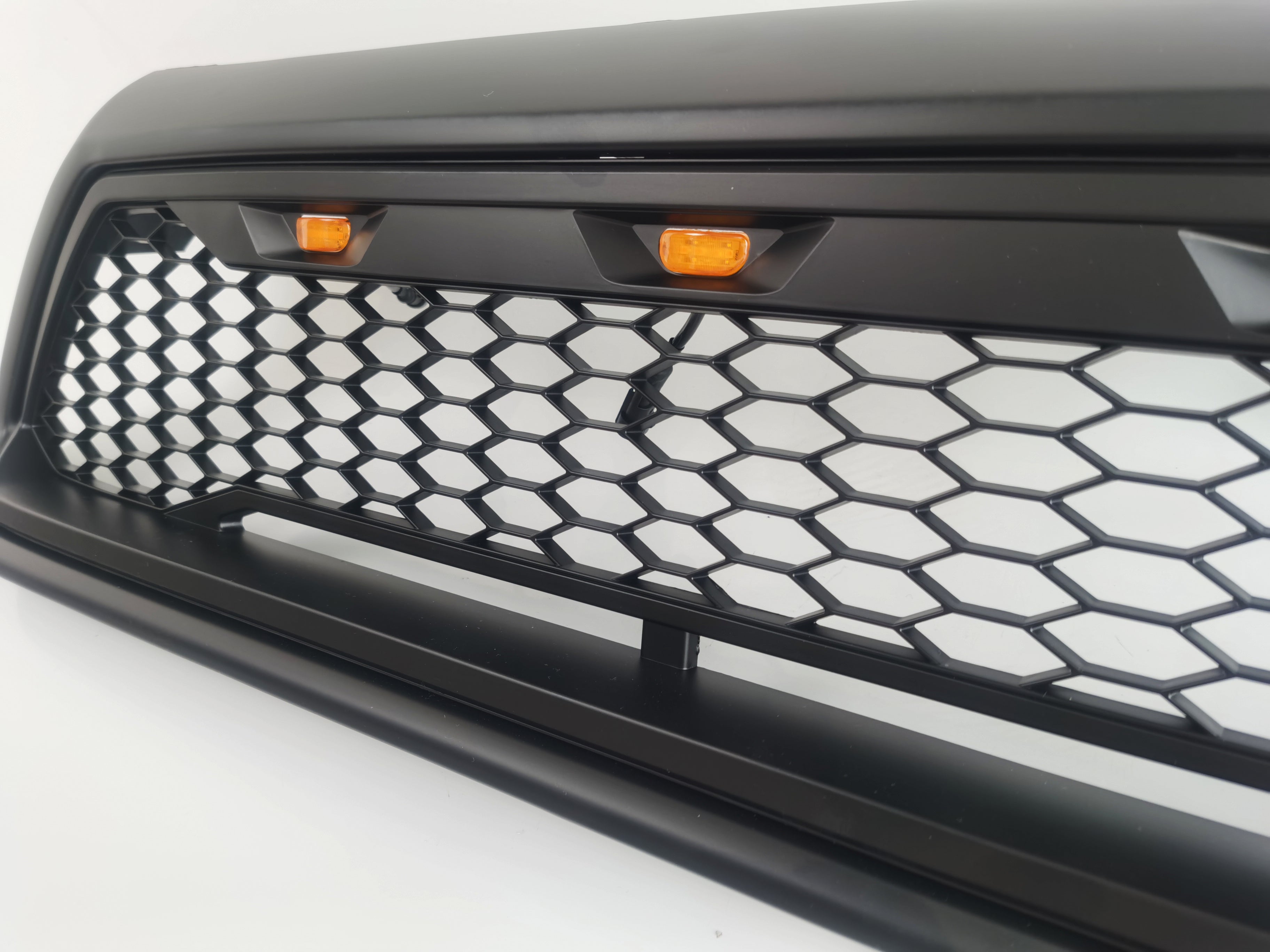 2012-2015 Tacoma Raptor Style Grille, 2nd Gen Tacoma Mesh Grille with 3LEDS Matte Black (US Stock)