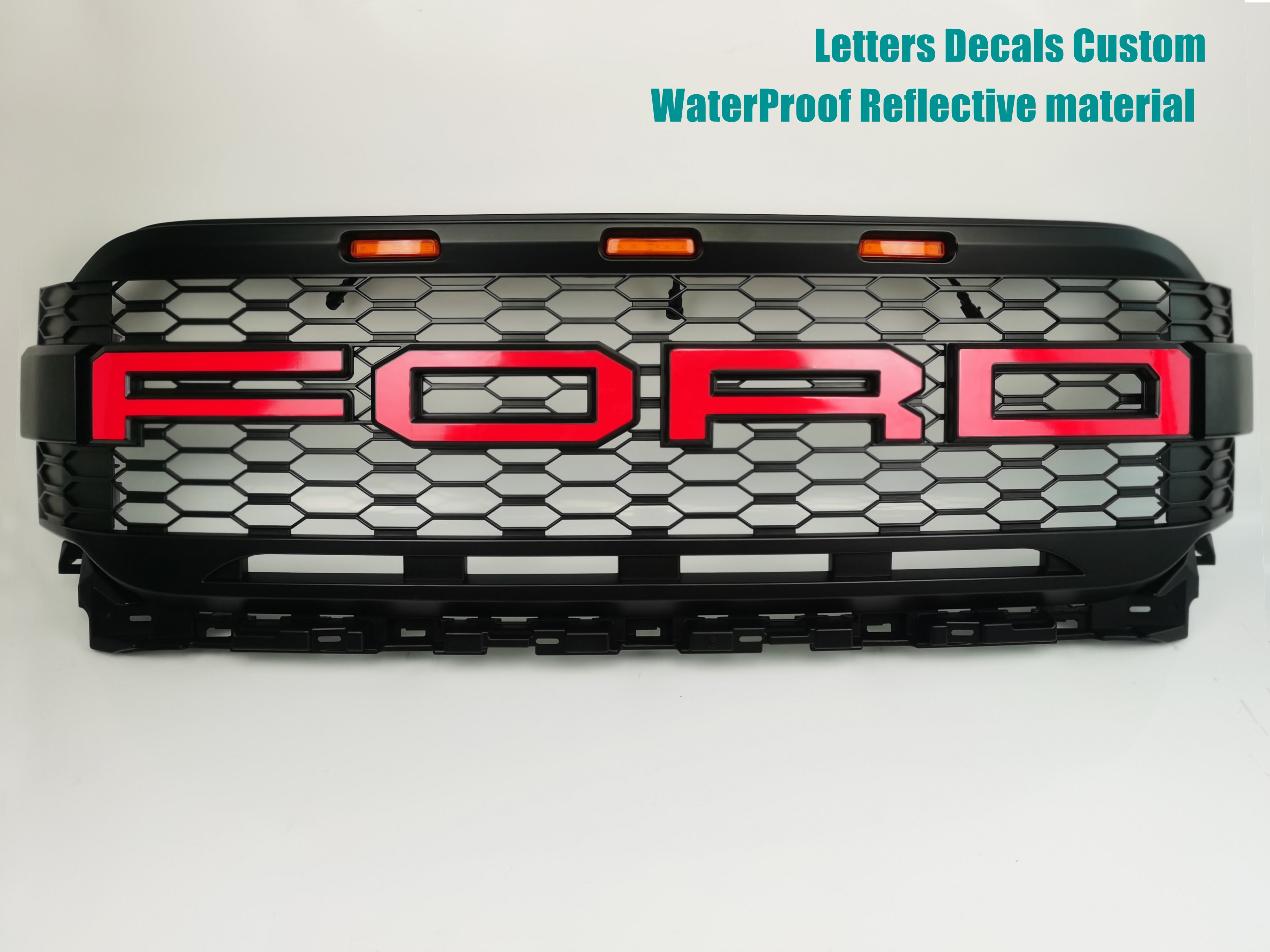 Replacement Grille Compatible With F150 2021 2022 , Raptor Style Grille with Letters & LEDS Matte Black ,fit F150 2021 2022 F150 XL, XLT, Lariat, King Ranch, Platinum and Limited.