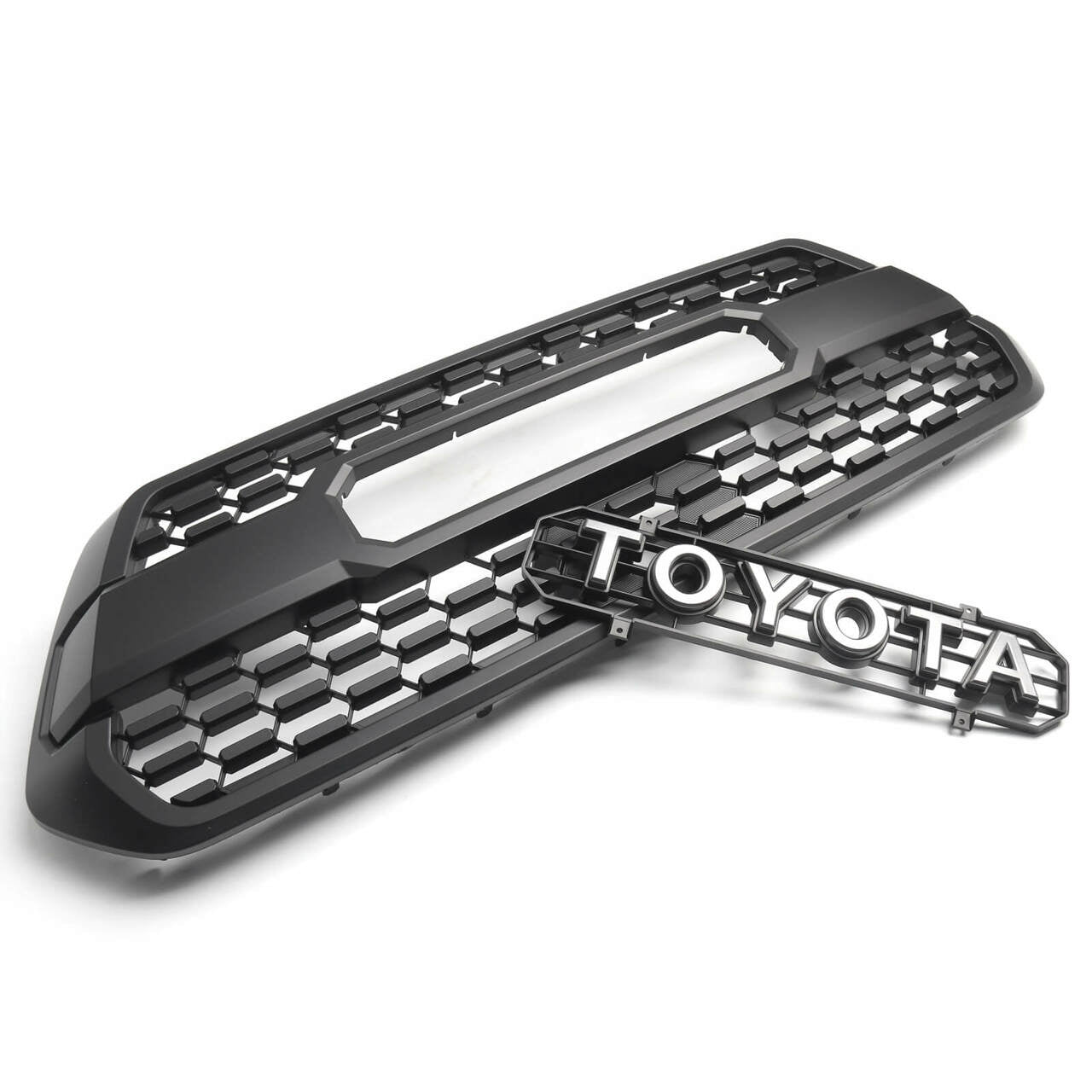 FRONT BUMPER GRILLE FOR TOYOTA TACOMA 2016-2021,3rd Gen TACOMA TRD PRO GRILLE