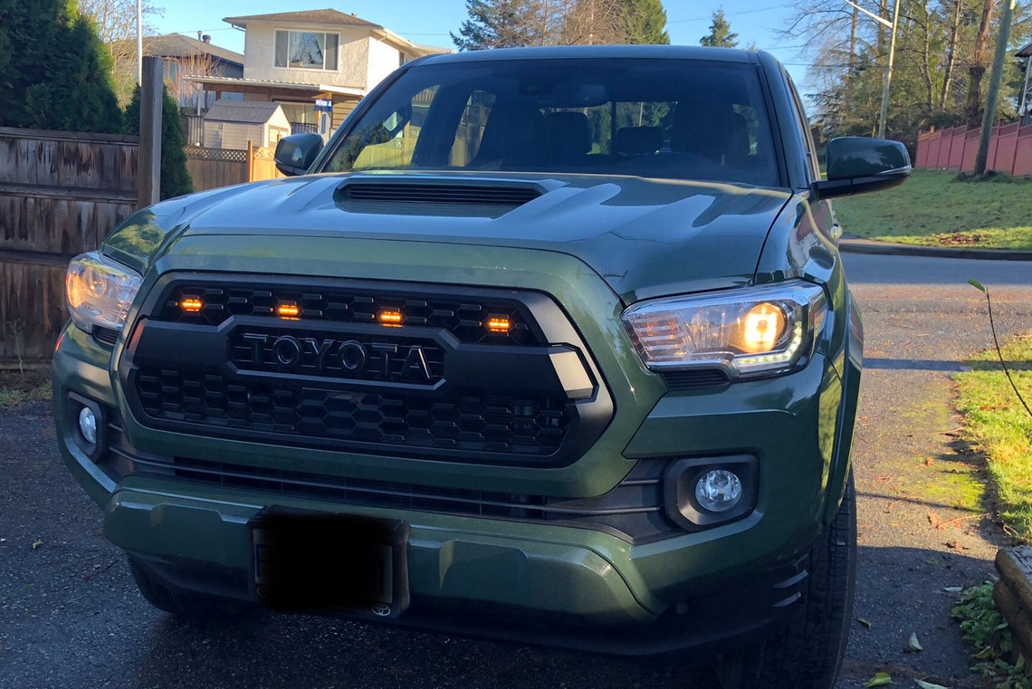 TOYOTA TACOMA 2016-2021,3rd Gen TACOMA TRD PRO GRILLE with LED